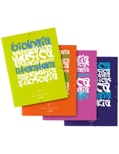 CARP.GOMAS y 3 SOLAPAS UNICLASE.Fº SURT - Pack de 8 unidades